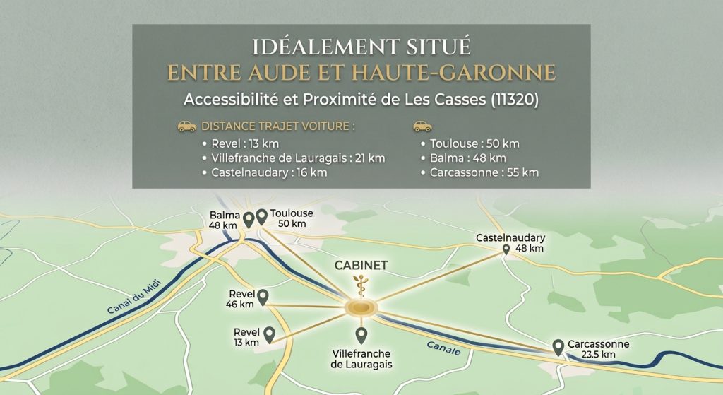 situation geo les casses